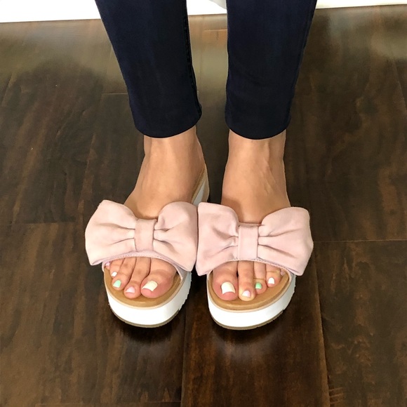 ugg bow sandals